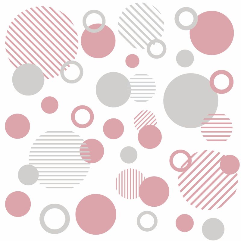 EleryB signature fabric binding in pink, gray, and white
