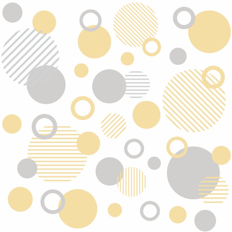 EleryB signature fabric binding in yellow, gray, and white
