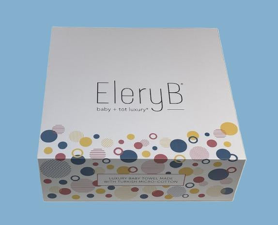 EleryB Luxury Product Box with blue background
