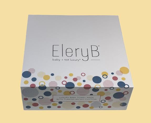 EleryB Luxury Product Box with yellow background
